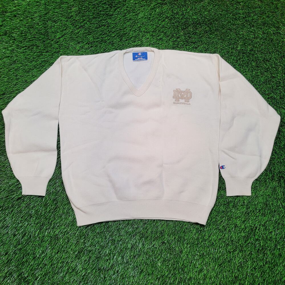 VTG 90s Champion USA Made Mater Dei Sweater Boxy Fit Drop Shoulder Large